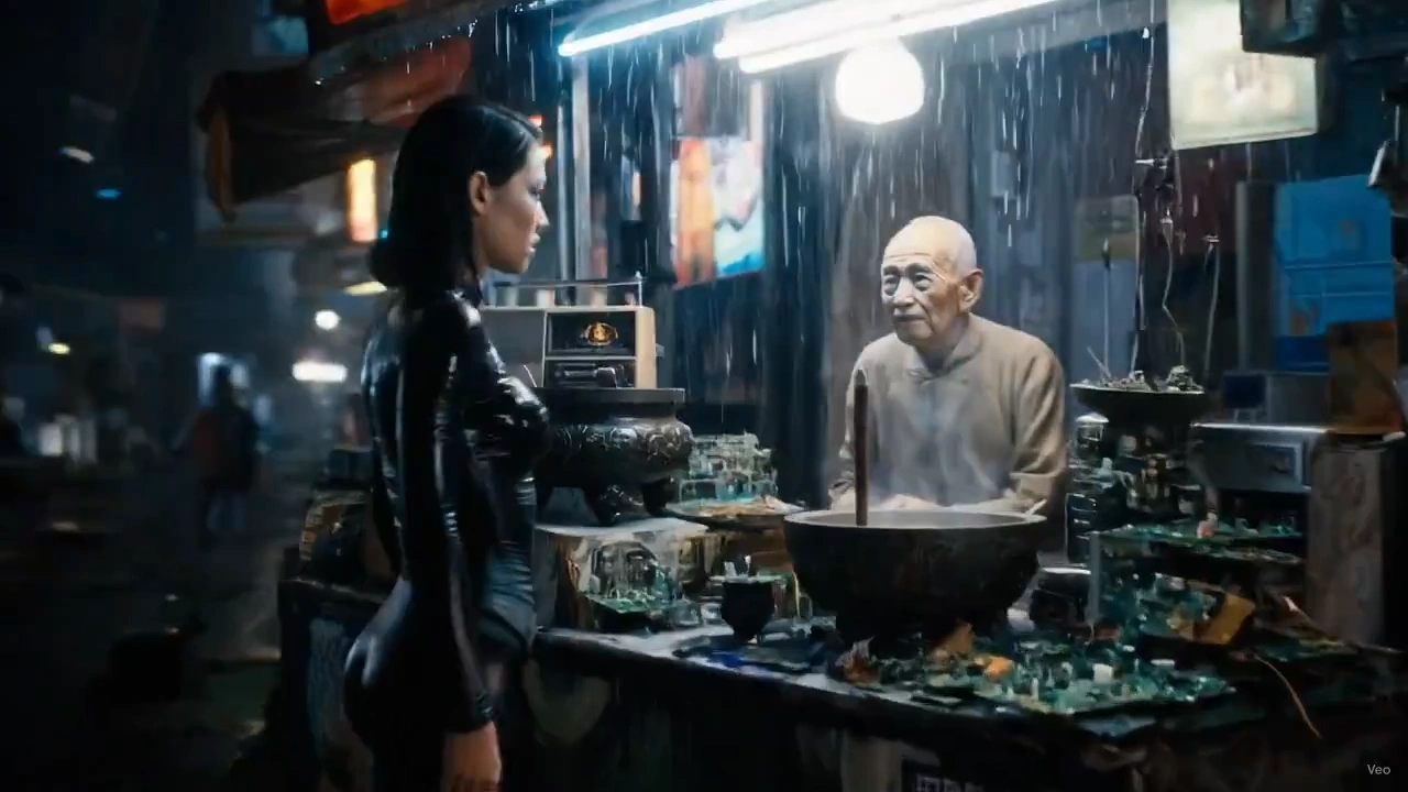 Cyberpunk scene